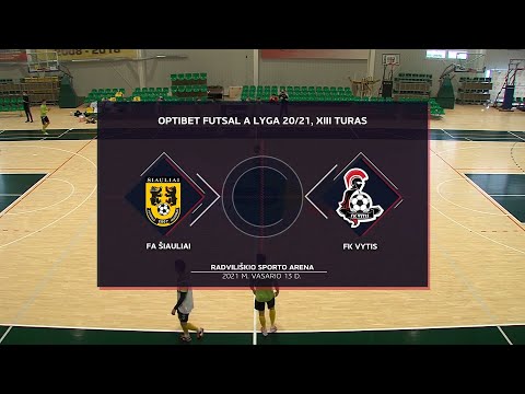 Optibet Futsal A Lyga | FA Šiauliai - FK Vytis | Rungtynių Santrauka |
