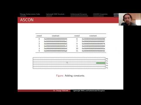 Lightweight Crypto for IoT - 6.4: CAESAR Competition and ASCON