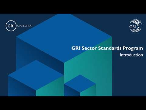 GRI Sector Standards Program - Introduction