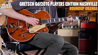 Video thumbnail for No Talking...Just Tones | Gretsch G6120TG-DS Players Edition Nashville Hollow Body DS by Peach Guitars