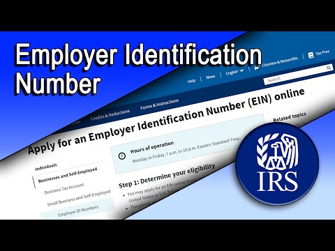 Apply for an Employer Identification Number (EIN) online | Internal Revenue Service