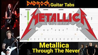 Through The Never - Metallica - Guitar + Bass TABS Lesson