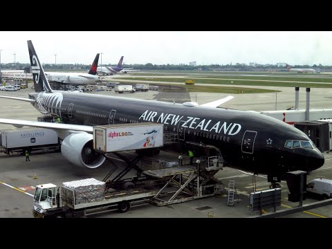 TRIP REPORT | Air New Zealand (ECONOMY) | London Heathrow to Los Angeles NZ1 | All Blacks 777-300ER Video