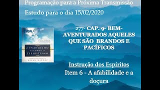 277 - Cap. 9- item 6 - A afabilidade e a doçura