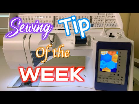 Sewing Tip Of The Week | Episode 1 | The Sewing Room Channel