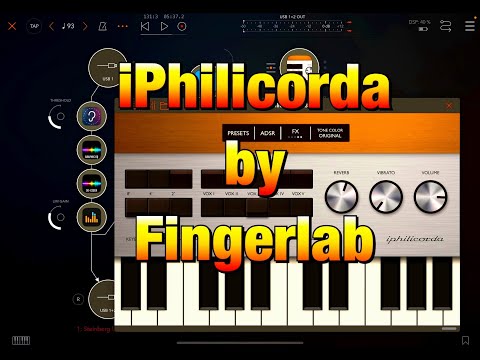 iPhilicorda by Fingerlab - Vintage 60s Organ - Updated - New Ring Mod Effect - Demo for the iPad