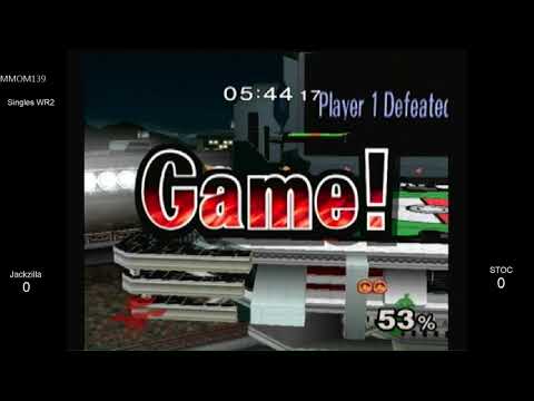 MMOM139 SSBM - Jackzilla (Fox) vs. STOC (Ice Climbers) - Melee WR2