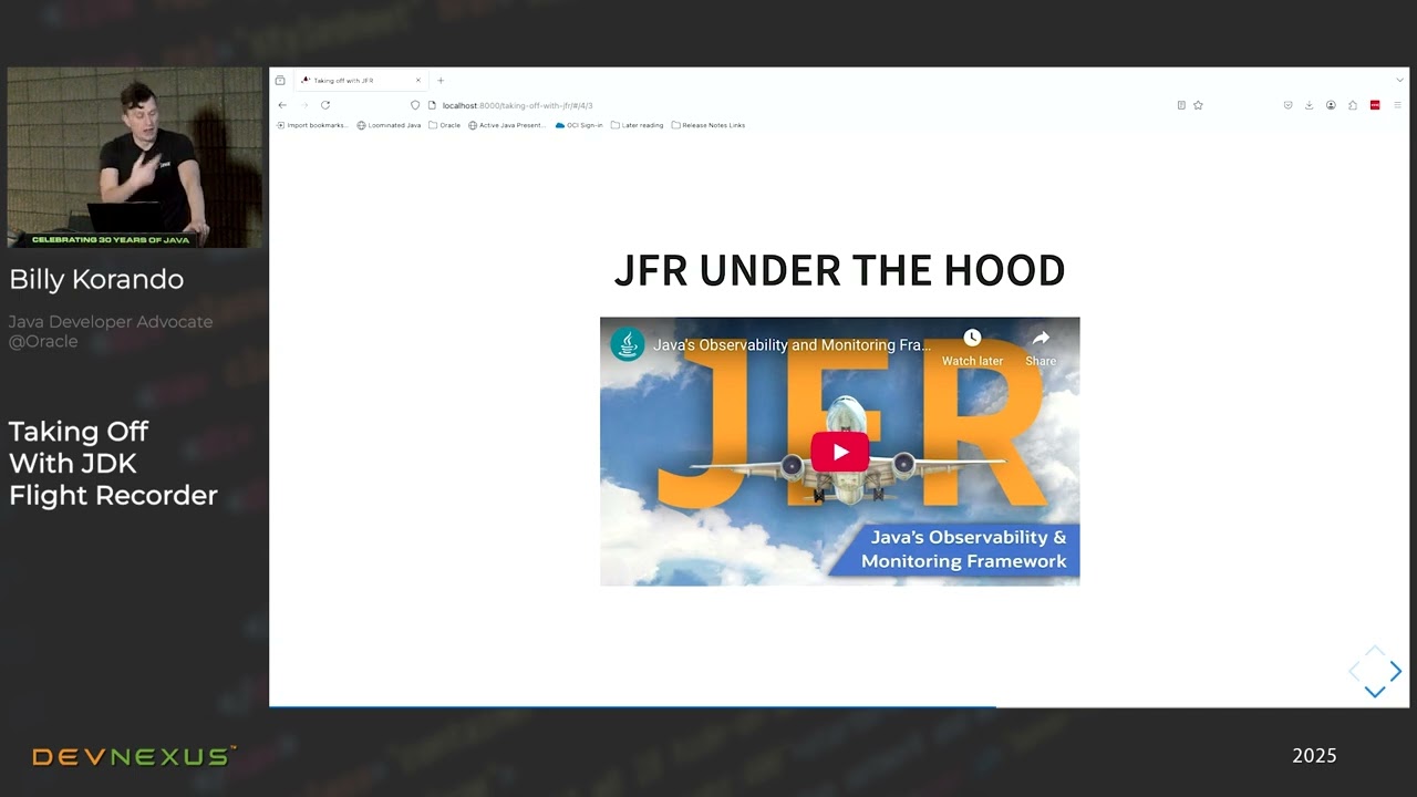 Devnexus 2025 - Taking Off With #JDK #FlightRecorder - Billy Korando