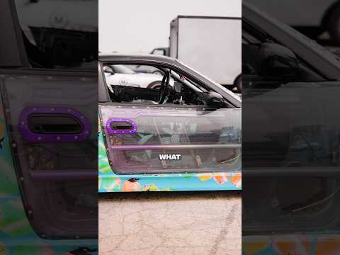 This Nissan 240sx Has Clear Doors And A Fat V6