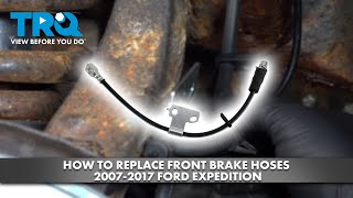 How to Replace Front Brake Hoses 2007-2017 Ford Expedition