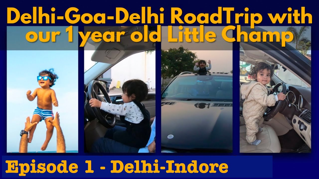 Ep1: Delhi Goa Road Trip by Mercedes Benz GLE | Delhi to Indore by Road | Delhi to Goa by road