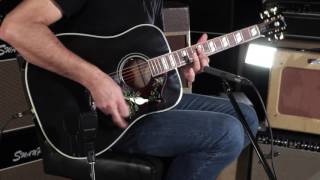 Video thumbnail for Gibson Montana Limited Edition Dove Ebony Special  •  SN: 12446009 by Wildwood Guitars