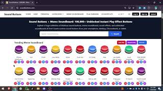 Sound Buttons in Action – soundbuttons.com/meme-soundboard