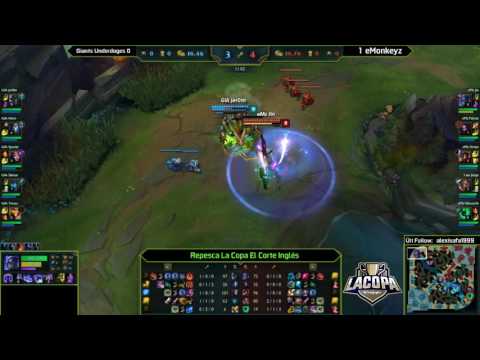 eMonkeyz vs Giants Underdoges - Partida 2 - Fancast Repesca Copa de La Liga El Corte Inglés