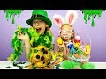 EASTER Slime vs St. PATRICK'S DAY Slime Challenge!!! EASTER Slime vs St. PATRICK'S DAY Slime Challenge!!!