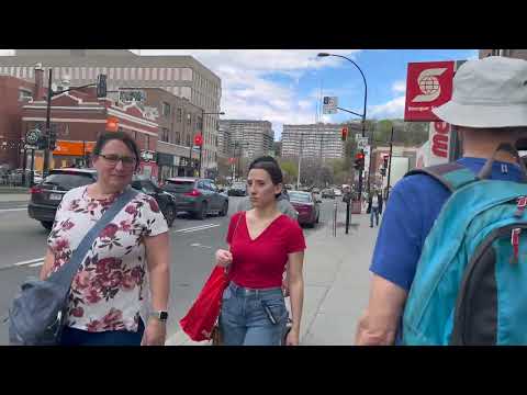 [4K] Montréal 2023 Montréal Côte des Neiges Restaurants & Markets Walking Tour|4K 60FPS|#walkthrough