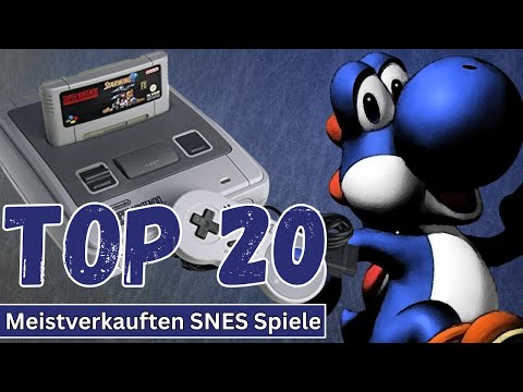 Top 20 meistverkauften Super Nintendo (SNES) Spiele aller Zeiten!