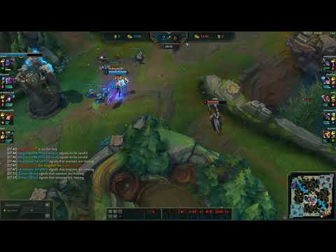Mid Ahri vs Lucian scripting