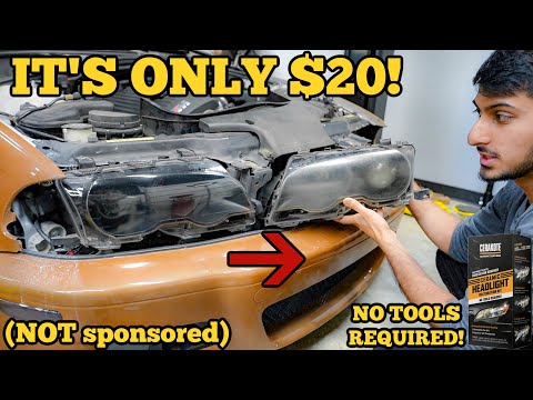 THE BEST HEADLIGHT RESTORATION KIT I'VE EVER USED and it's cheap!