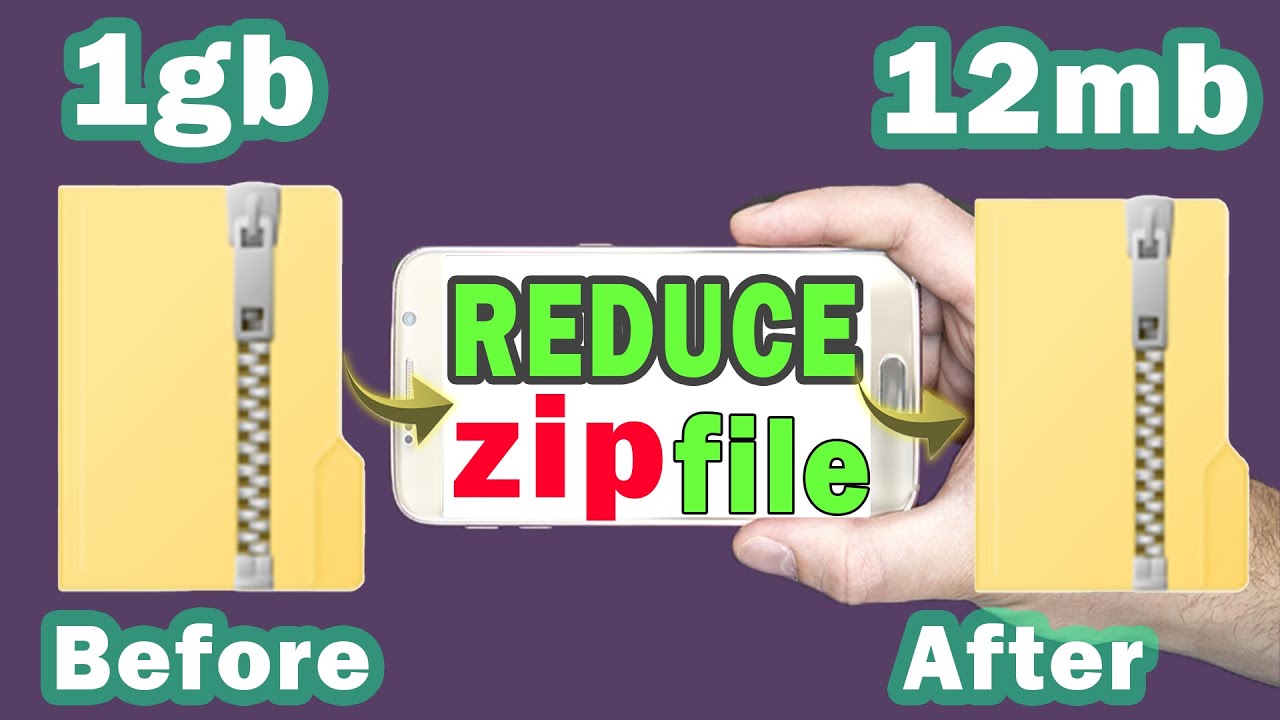 How to reduce zip file size online (step by step)