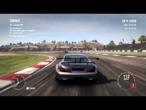 GRID 2 PC Multiplayer Race Gameplay: Tier 4 Fully Upgraded Mercedes-Benz SL65 AMG Black in Algarve
