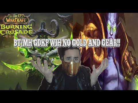 I went in to My 1st Black Temple and Mount Hyjal GDKP with no Gold and no Gear ,all my bis dropped !