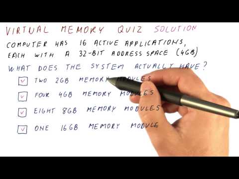Virtual Memory Solution Quiz - Georgia Tech - HPCA: Part 4