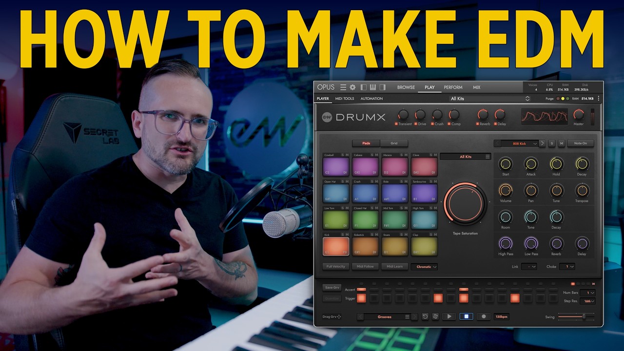How to Make EDM with DrumX | Full Track Breakdown - YouTube