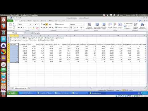 Curvas de Acumlación de Especies usando Estimates