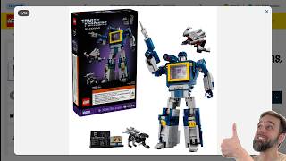 LEGO Transformers Soundwave official reveal! 1,505 pieces, Optimus size, SOUND! 10358 #NotSponsored