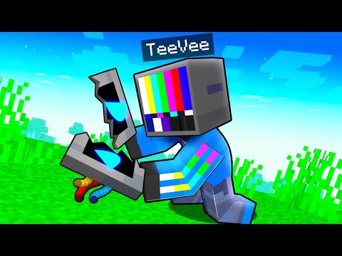 TeeVee Cracked his FACE in Minecraft!
