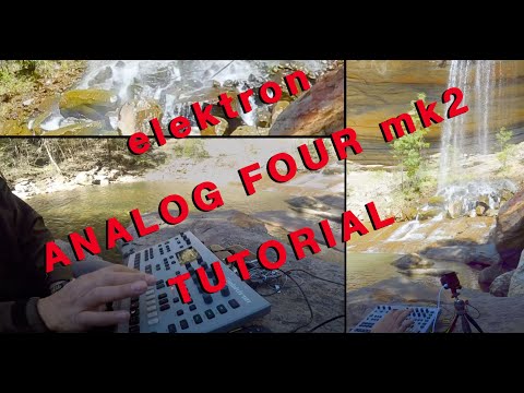 ANALOG FOUR mk2 TUTORIAL 9 - Outdoor Track from Scratch 'VICTORIA FALLS' 1st of 2 movs Berlin School