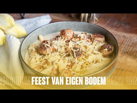 Gehaktballetjes in een romig witoofsausje | Feest van eigen bodem