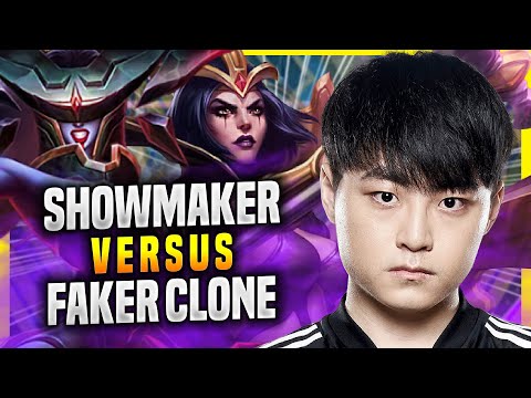 SHOWMAKER LEBLANC vs FAKER CLONE LISSANDRA😂 - DK ShowMaker Plays Leblanc Mid vs Lissandra!