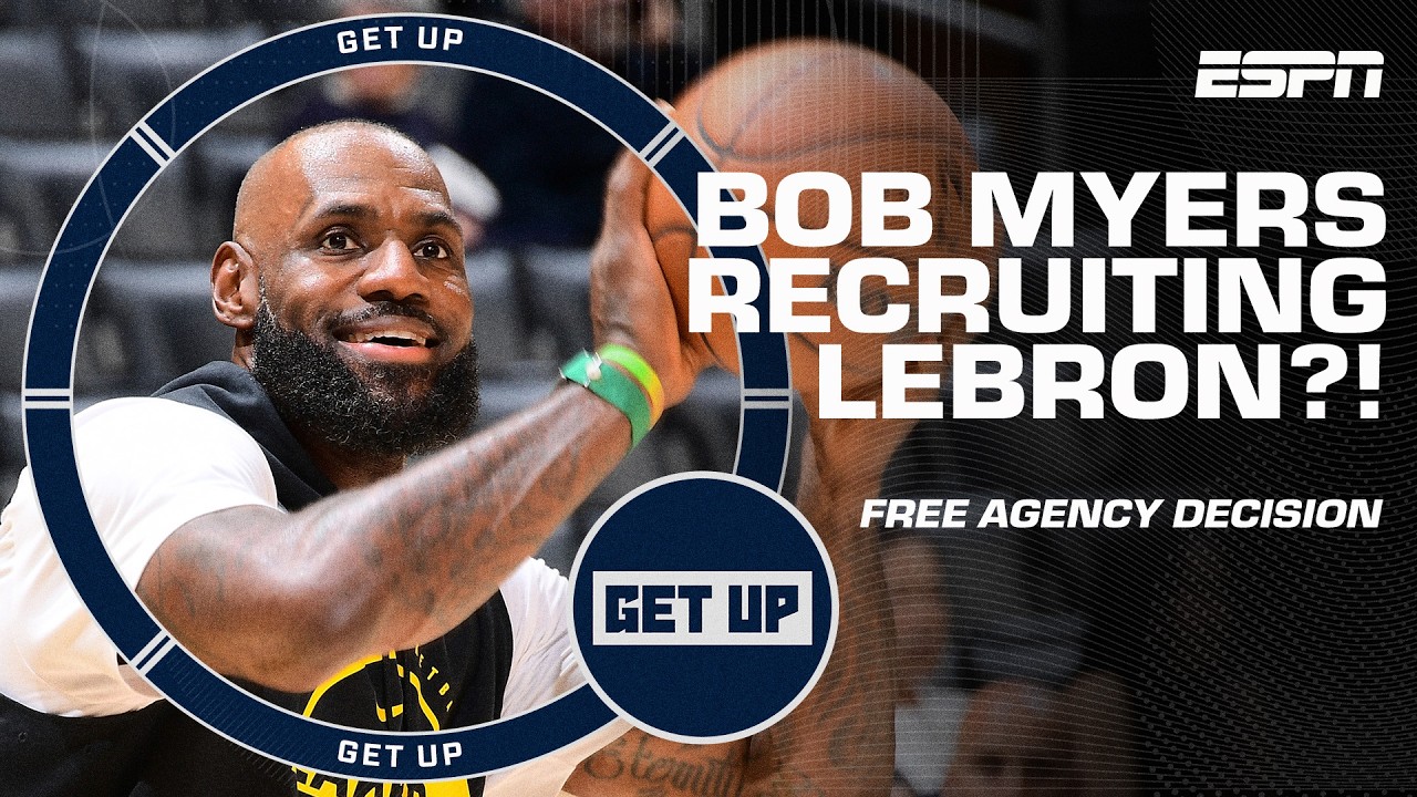 Bob Myers RECRUITING LeBron to the 76ers?! 😯 When will the free agency decision be made? | Get Up