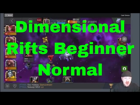 Dimensional Rifts Beginner & Normal - Marvel Contest of Champions