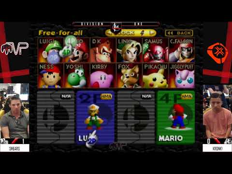 Quarantined Rapport Bracket - () Vs. () Super Smash Bros - SSB64