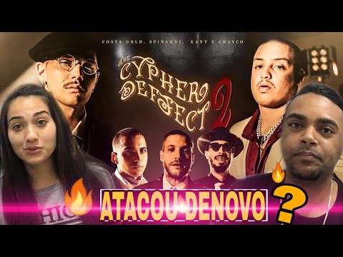Costa gold-the cypher deffect2 (kant,chayco, e spinard) INDIRETA 🔥REACTS💣