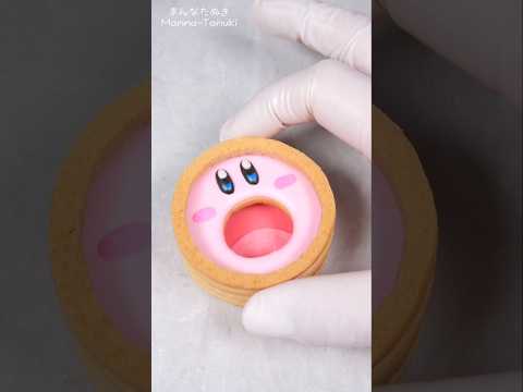 カービィの吸い込みシャカシャカクッキーを作りました🍅🍙🍊🍩🍒⚡️🍬💪🏻　#shorts