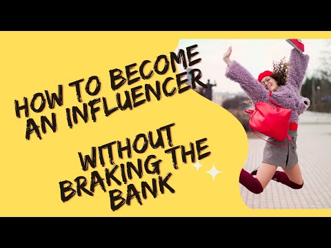 🔴How to become an Influencer without braking the bank ! #influencer #brandingideas #celebritystyle