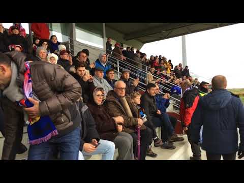 FC Geispolsheim - Stade de Reims : entrée des joueurs sur le terrain