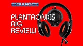 Video thumbnail for Plantronics Rig Gaming Headset Review @Plantronics by Geekanoids