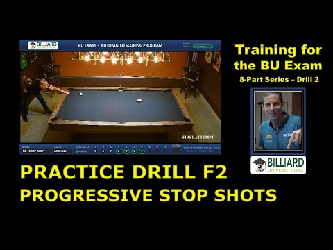 BU Exam I Practice: F2 - Progressive Stop Shot Drill