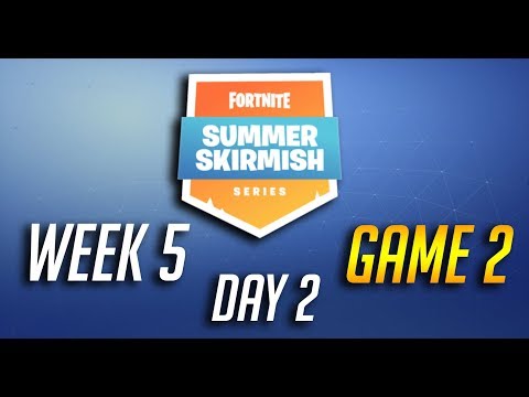 [Week 5 Day 2] Game 2 Fortnite Summer Skirmish $500,000 Tournament Highlights