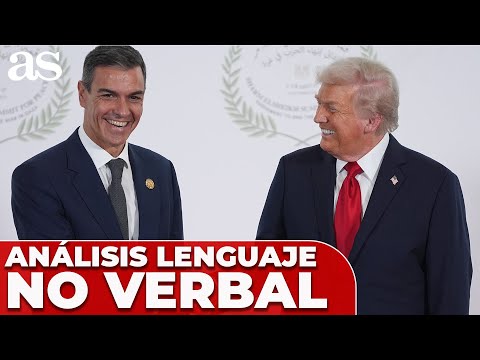 UN EXPERTO en COMUNICACIÓN NO VERBAL analiza el SALUDO entre PEDRO SÁNCHEZ y DONALD TRUMP