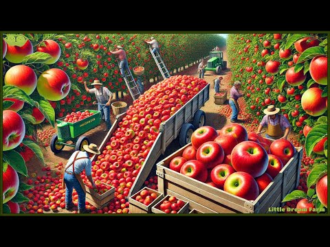 Apple Mega Factory: How do American farmers produce 12 billion pounds of apples each year?