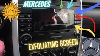 Mercedes A class W169 Removed Radio audio system Refurbished exfoliated screen ,eksfoliert skjerm 4K