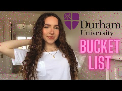 DURHAM UNIVERSITY BUCKET LIST *things you have to do before you graduate* UK UNI FRESHERS CHALLENGE