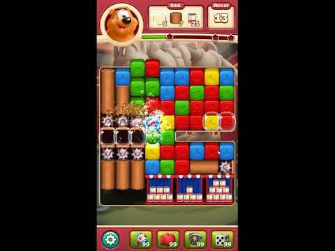 Toon Blast Level 7049 - NO BOOSTERS 🐻🐺🐱 | SKILLGAMING ✔️