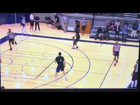 Thunderfest Carmelo Anthony Russell Westbrook Paul George First Game 2018 Practice Okc Thunder